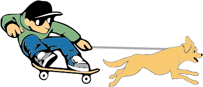 Healthy Dog Walker Logo